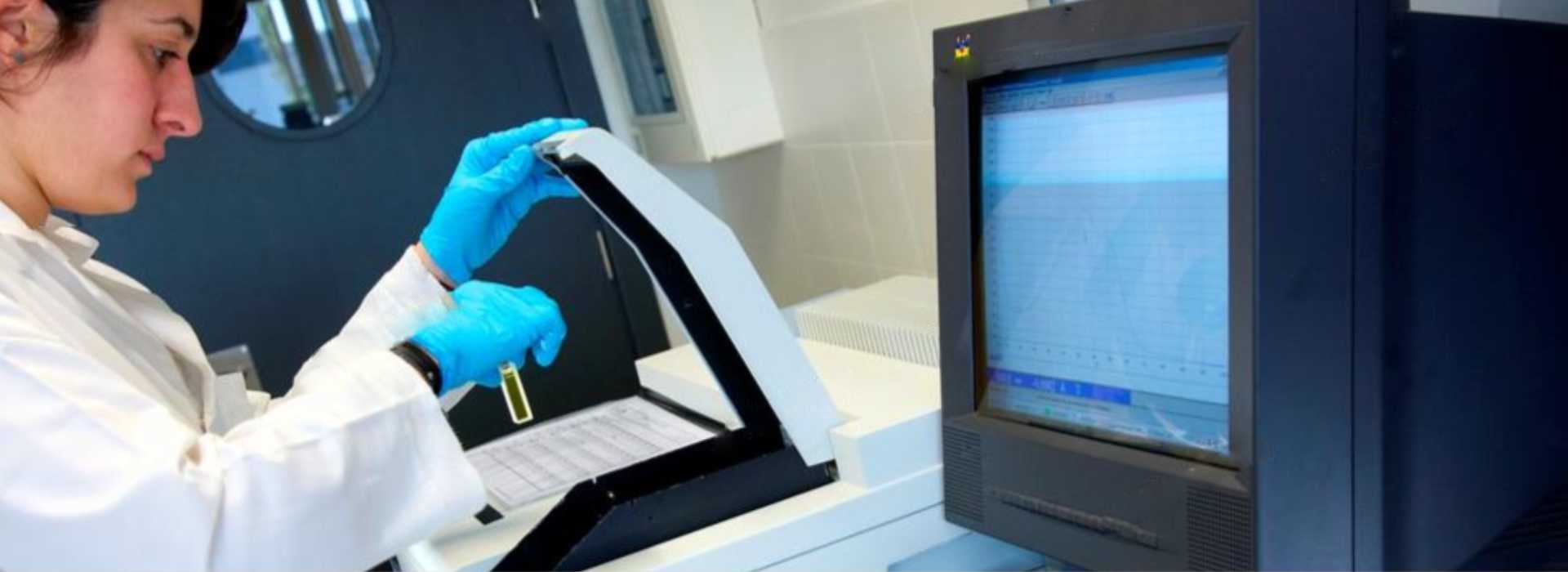 a banner image for instruments care uv visible spectrophotometer page
