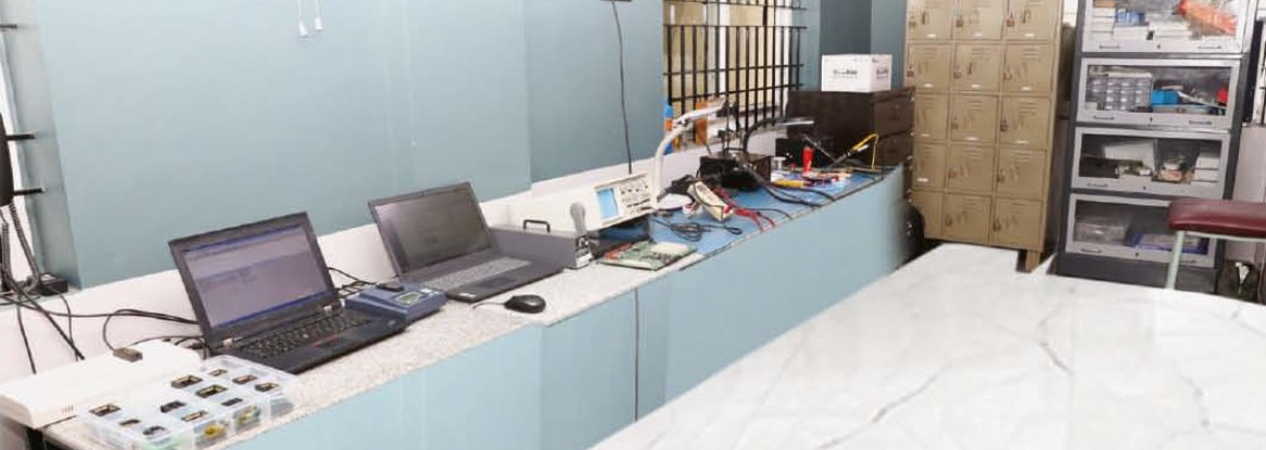 a image representing the facilities in instruments care electronic lab