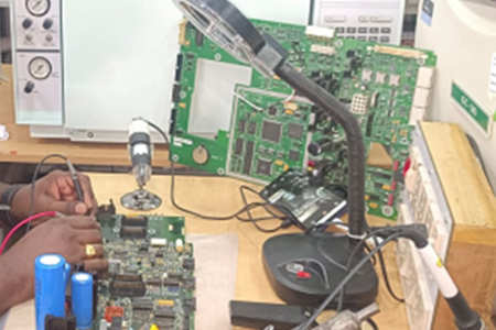 pcb board repair at instruments care electronics lab