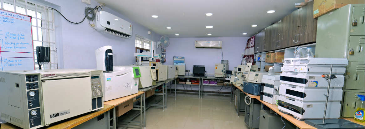 an image of instruments care, gas chromatograph service lab