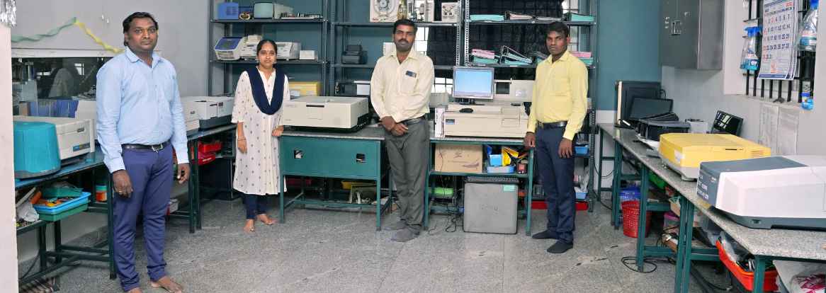 our team at uv- spectroscopy repair and service lab